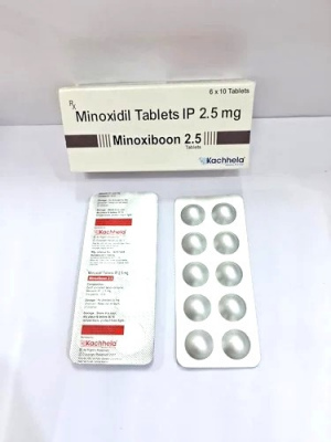 MINOXIBOON 2.5, 60таб (Миноксидил 2.5мг)