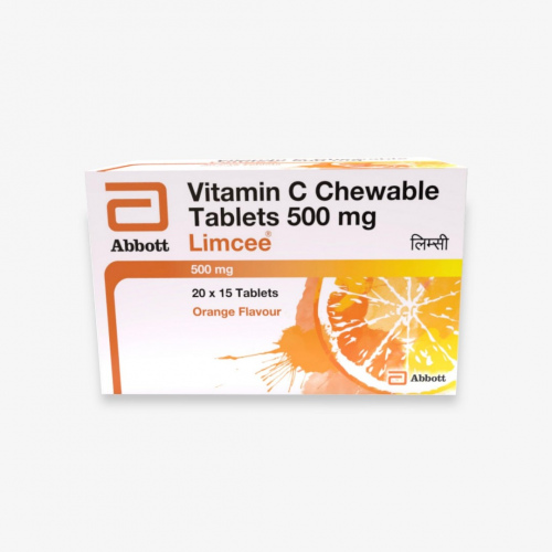 LIMCEE 15TAB (Ascorbic Acid I.P. 100 mg, Sodium Ascorbate I.P. 450 mg, Equivalent to Ascorbic Acid 400 mg)