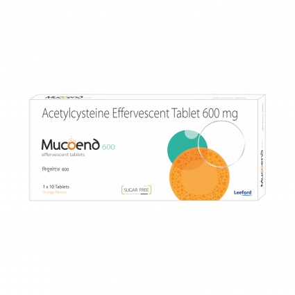 MUCOEND 10X10TAB (Acetylcysteine 600mg)