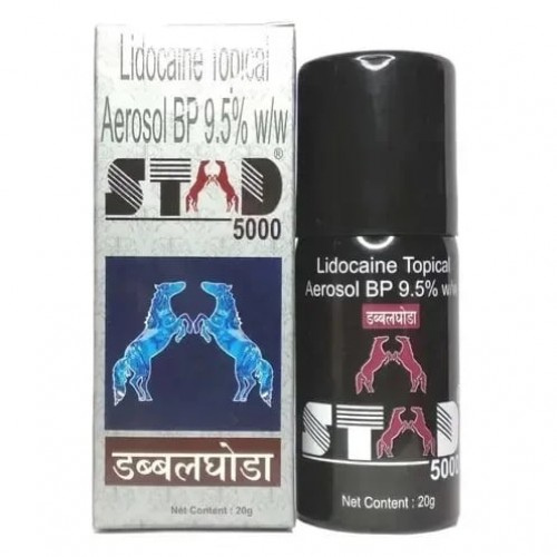 STUD 5000 aerosol 20GM (Lidocaine IP 9.5)