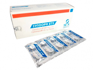 SYNDOPA-275 100таб. (Леводопа 250мг, Карбидопа 25мг)