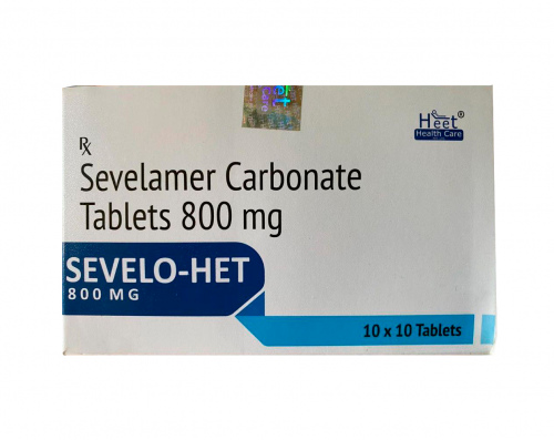 SEVELO-HET 10X10TAB (Sevelamer 800mg)