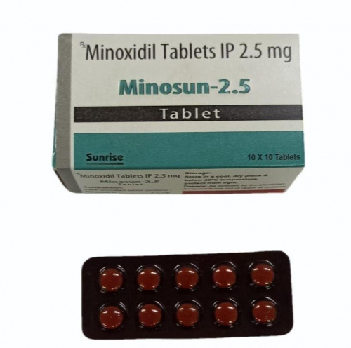 MINOSUN 10X10TAB (Minoxidil 2.5mg)