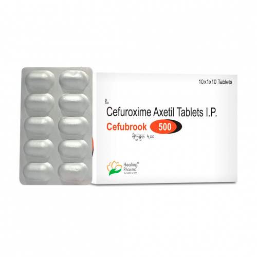CEFUBROOK  10X10TAB (Cefuroxime Axetil 500MG)