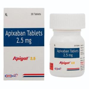 APIGAT 14таб (Апиксабан 2,5 мг)