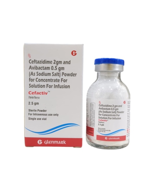 CEFACTIV 2.5GM INJECTION (ceftazidime 2gm, avibactam 0.5gm)