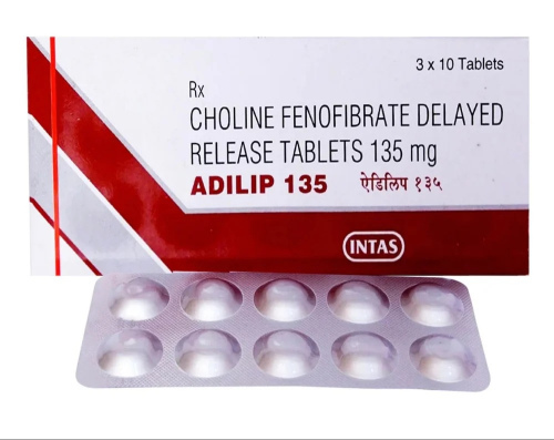 ADILIP 10TAB (Choline fenofibrate 135mg)