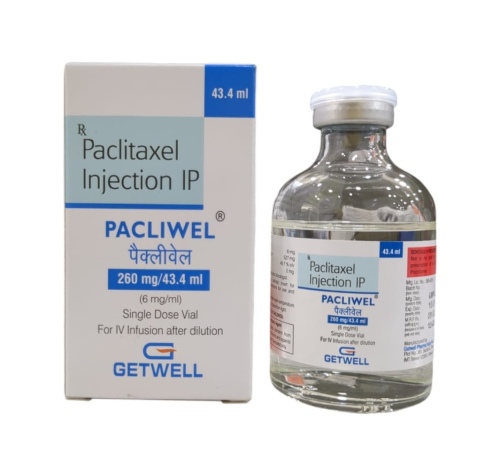 PACLIWEL 260 mg 43.4ml 1 injection (Paclitaxel 6mg ml)