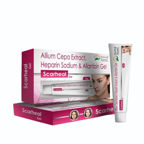SCARHEAL GEL 10X15GM (Allium Cepa Extract, Heparin sodium & Allantoin gel)
