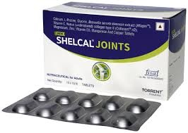 SHELCAL JOINTS 10TAB (Boswellia Serrata 100mg,Calcium 500mg, Copper 0.5 Mg , Glycine 100 Mg)