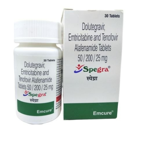 SPEGRA 30TAB (Dolutegravir 50mg, Emtricitabine 200mg, Tenofovir Alafenamide 25mg)