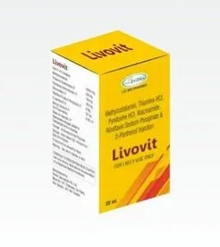 LIVOVIT 1флак (Метилкобаламин, Тиамина гидрохлорид, Пиридоксина гидрохлорид, Никотинамид)