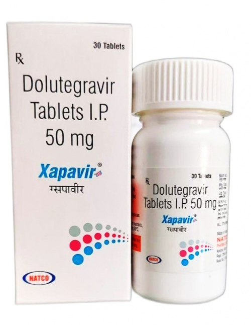 XAPAVIR 30TAB (Dolutegravir 50mg)