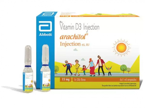 ARACHITOL 6L INJECTION (6X1ML) (Vitamin D3 600000IU)