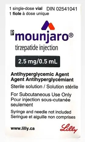 MOUNJARO 1 INJ (Tirzepatide 2.5mg 0.5ml)