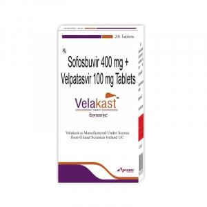 VELAKAST 28таб (Софосбувир 400мг, Велпатасвир 100мг)
