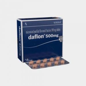 DAFLON-500мг 10 таб. (Диосмин 450мг, Гесперидин 50мг)