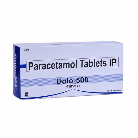 DOLO 500mg (10X3X15TAB) (Paracetamol 500mg)